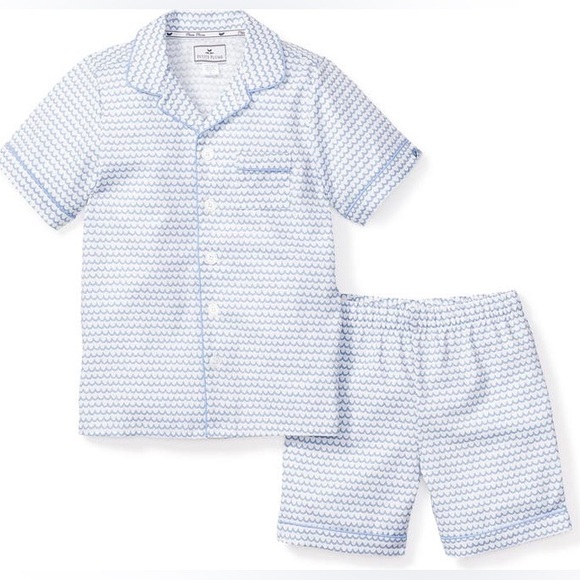 Petite Plume Other - Petite Plume La Mer Two-Piece Short Sleeve Pajamas Boys Size 12